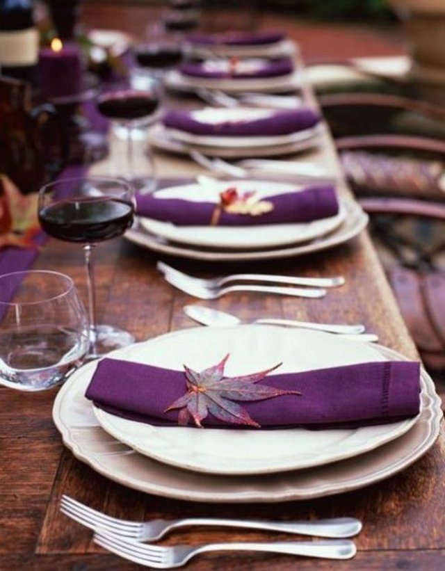 Dining Table Inspirations For Thanksgiving.