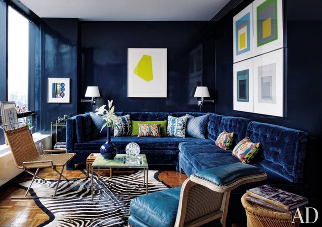 10 Lavish Blue Living Rooms to Inspire you